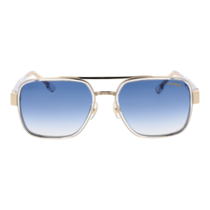 Carrera Sonnenbrille CARRERA 1092/S 5890008 – Frontansicht mit Metall & Polyamid Rahmen und Blau Gläsern