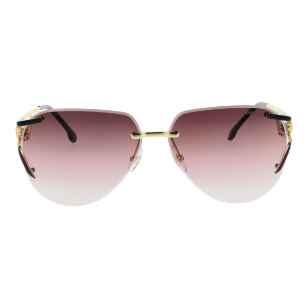 Carrera Sonnenbrille CARRERA 3103/S 64NOAM2 – Frontansicht mit Metall & Edelstahl Rahmen und Rosa Gläsern