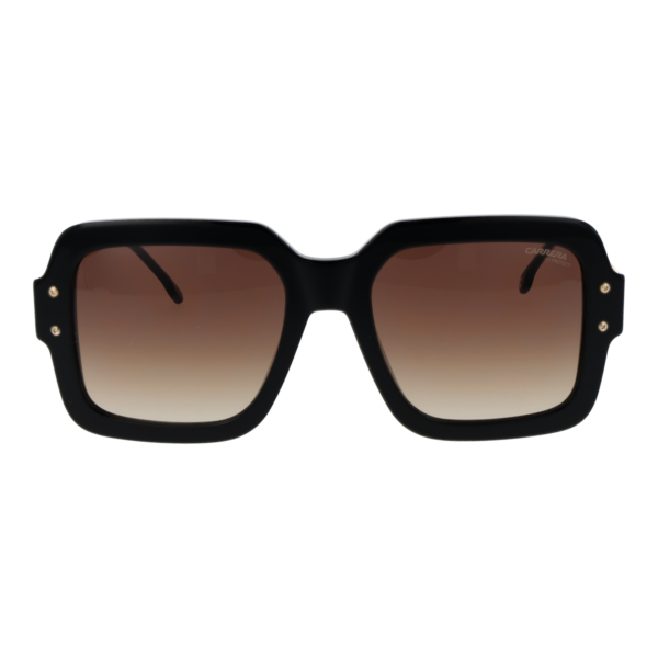Carrera Sonnenbrille CARRERA 3104/S 550WMHA – Frontansicht mit Azetat & Edelstahl Rahmen und Braun Gläsern