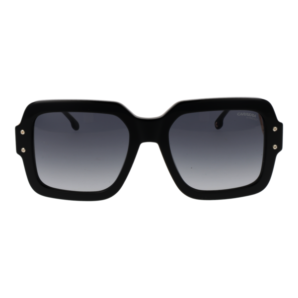 Carrera Sonnenbrille CARRERA 3104/S 558079O – Frontansicht mit Azetat & Edelstahl Rahmen und Grau Gläsern