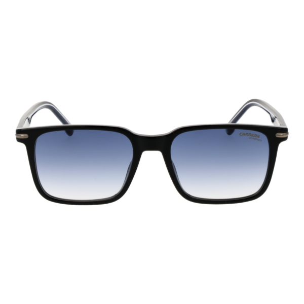 Carrera Sonnenbrille CARRERA 391/S 53D5108 – Frontansicht mit Azetat Rahmen und Blau Gläsern