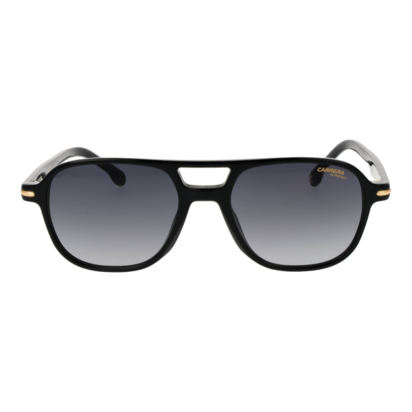 Carrera Sonnenbrille CARRERA 392/S 548079O – Frontansicht mit Azetat Rahmen und Grau Gläsern