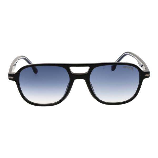 Carrera Sonnenbrille CARRERA 392/S 54D5108 – Frontansicht mit Azetat Rahmen und Blau Gläsern