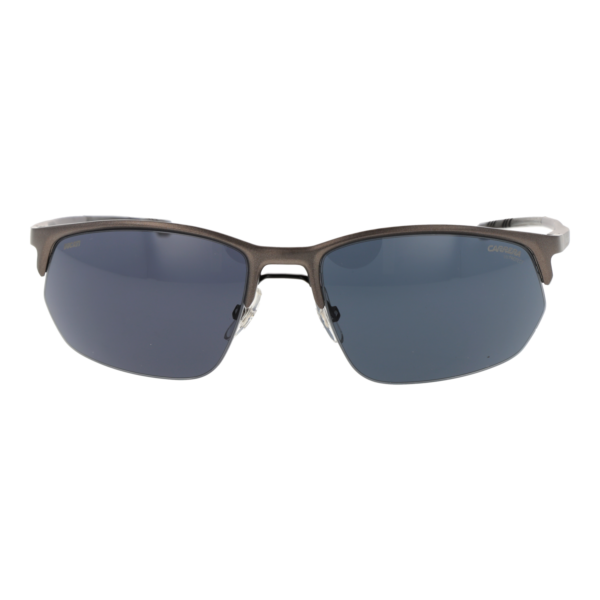 Carrera Ducati Sonnenbrille CARDUC 064/S 65R80IR – Frontansicht mit Aluminium Rahmen und Braun Gläsern