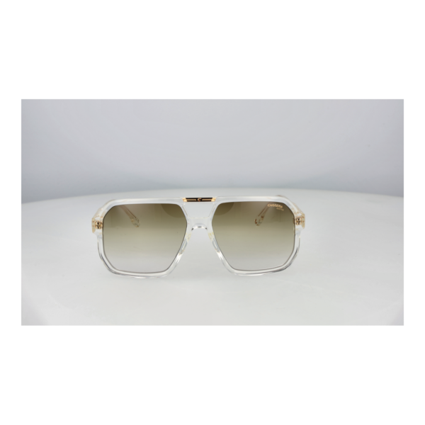 Carrera Sonnenbrille VICTORY C 01/S 60900WB – Frontansicht mit Eco Polyamid Rahmen und Braun Gläsern