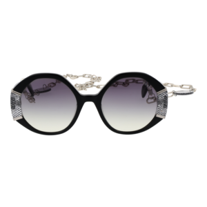 Guess Sonnenbrille GU7874 5401B – Frontansicht mit Azetat Rahmen und Lila Gläsern
