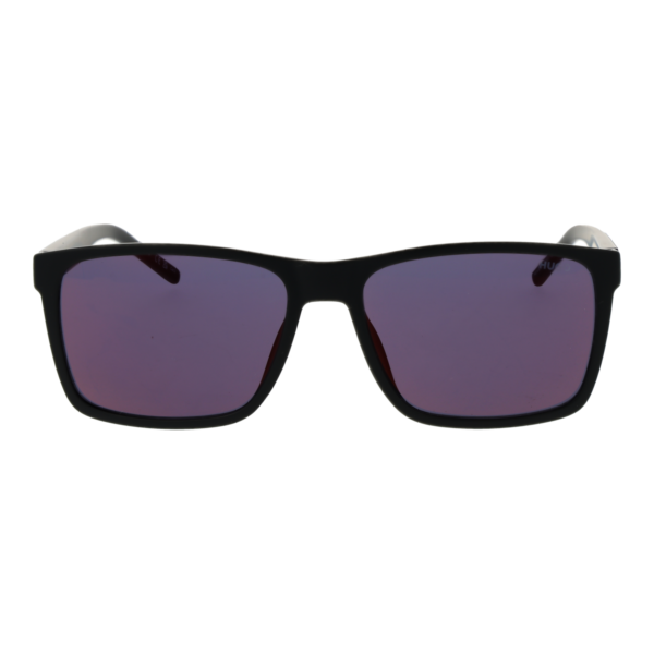 Hugo Sonnenbrille HG 1418/G/S 58807AO – Frontansicht mit Eco Polyamid Rahmen und Rot Gläsern