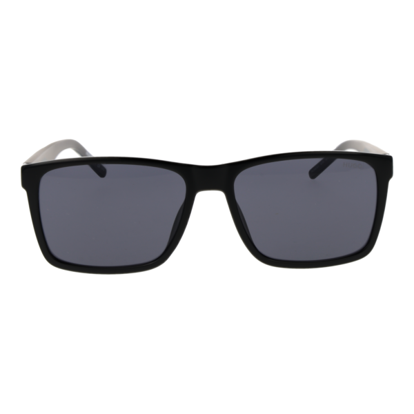 Hugo Sonnenbrille HG 1418/G/S 58807IR – Frontansicht mit Eco Polyamid Rahmen und Grau Gläsern