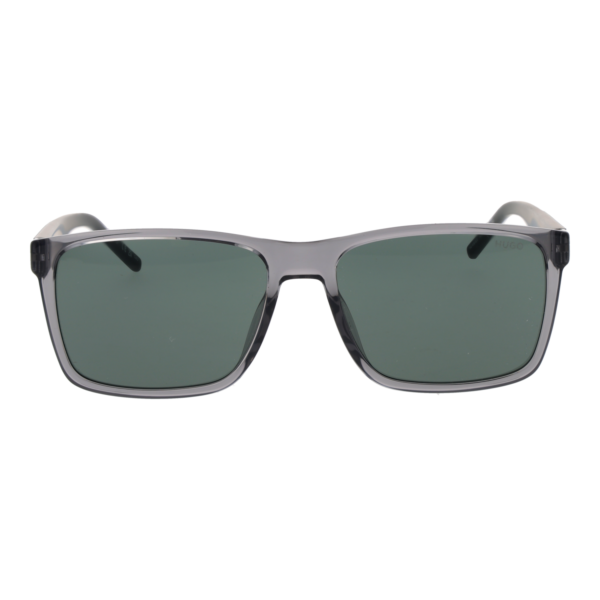 Hugo Sonnenbrille HG 1418/G/S 58KB7QT – Frontansicht mit Eco Polyamid Rahmen und Grün Gläsern