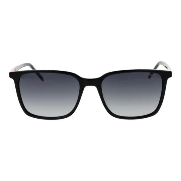 Hugo Sonnenbrille HG 1423/G/S 568079O – Frontansicht mit Eco Azetat & Azetat Rahmen und Grau Gläsern