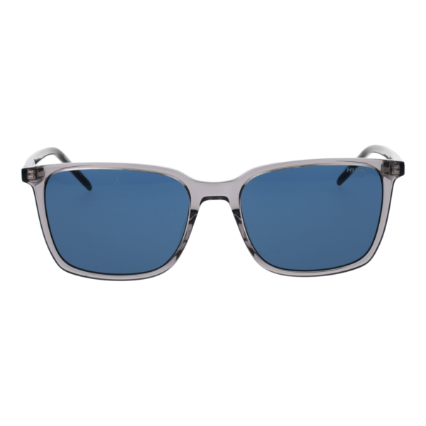 Hugo Sonnenbrille HG 1423/G/S 56KB7KU – Frontansicht mit Eco Azetat & Azetat Rahmen und Blau Gläsern
