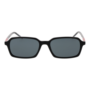 Hugo Sonnenbrille HG 1424/S 54807IR – Frontansicht mit Eco Azetat & Azetat Rahmen und Grau Gläsern