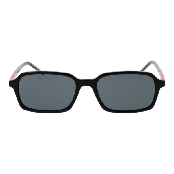 Hugo Sonnenbrille HG 1424/S 54807IR – Frontansicht mit Eco Azetat & Azetat Rahmen und Grau Gläsern