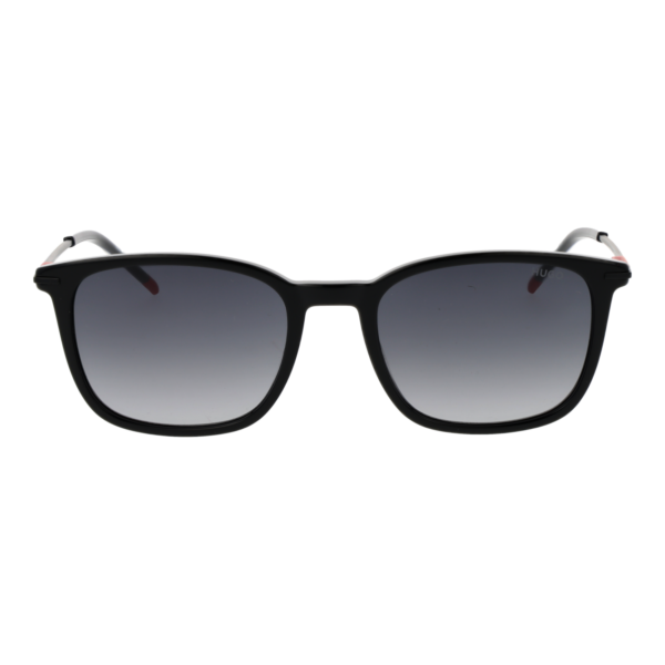 Hugo Sonnenbrille HG 1428/S 538079O – Frontansicht mit Azetat & Edelstahl Rahmen und Grau Gläsern