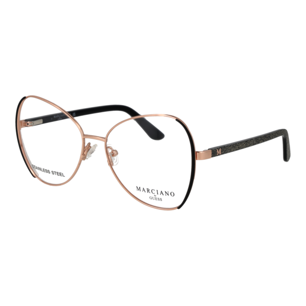 Marciano by Guess )} Brille GM50015 56005 in Rosé Gold