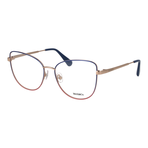 Max & Co )} Brille MO5018 55028 in Blau