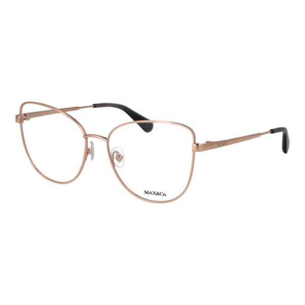 Max & Co )} Brille MO5018 55033 in Rosé Gold