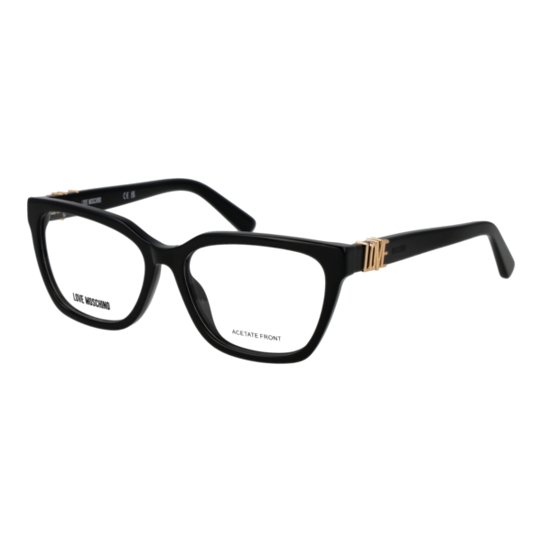 Moschino Love Brille MOL692 5380715 – 45° Seitenansicht Moschino Love )} Brille MOL692 5380715 in Schwarz