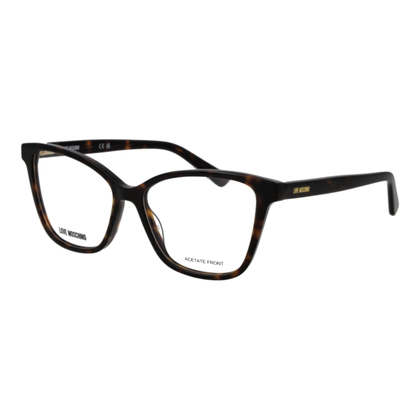 Moschino Love Brille MOL697 5408615 – 45° Seitenansicht Moschino Love )} Brille MOL697 5408615 in Havana