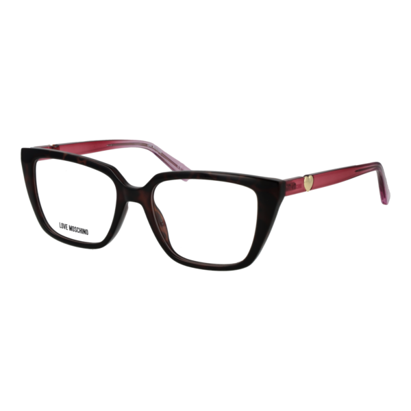 Moschino Love Brille MOL699 530T417 – 45° Seitenansicht Moschino Love )} Brille MOL699 530T417 in Havana