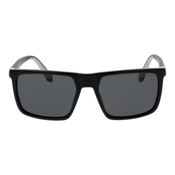 Polaroid Sonnenbrille PLD 2176/S/X 56807M9 – Frontansicht mit Polyamid & Eco Gummi Rahmen und Grau Gläsern