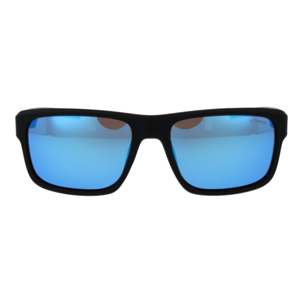 Polaroid Sonnenbrille PLD 3018/S 55DL5JY – Frontansicht mit Polycarbonat Rahmen und Grau Gläsern