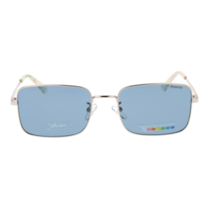 Polaroid Sonnenbrille PLD 4213/G/S/X 57010C3 – Frontansicht mit Metall & Eco Edelstahl Rahmen und Blau Gläsern