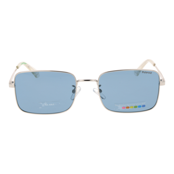 Polaroid Sonnenbrille PLD 4213/G/S/X 57010C3 – Frontansicht mit Metall & Eco Edelstahl Rahmen und Blau Gläsern
