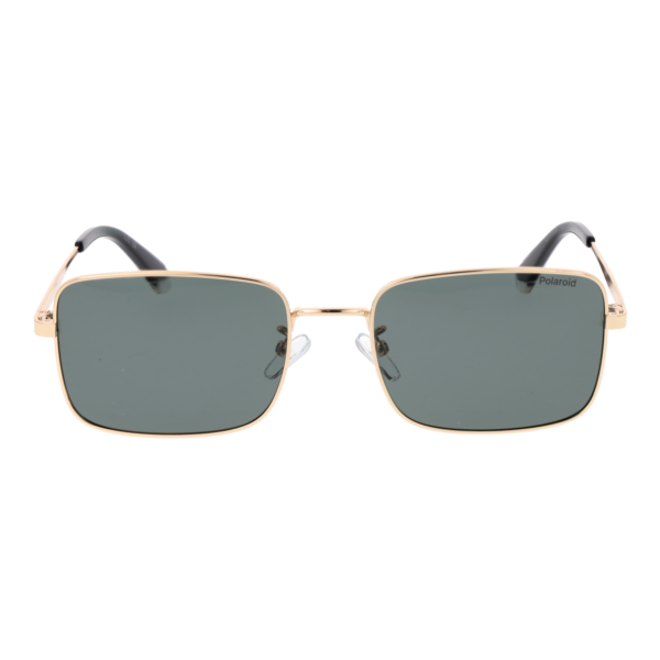 Polaroid Sonnenbrille PLD 4213/G/S/X 57J5GUC – Frontansicht mit Metall & Eco Edelstahl Rahmen und Grün Gläsern