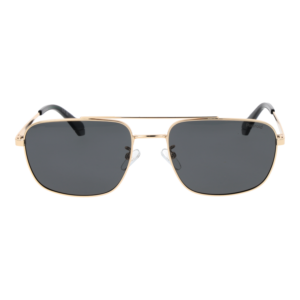 Polaroid Sonnenbrille PLD 4214/G/S/X 592F7M9 – Frontansicht mit Metall & Eco Edelstahl Rahmen und Grau Gläsern