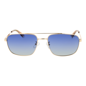 Polaroid Sonnenbrille PLD 4214/G/S/X 59LKSZ7 – Frontansicht mit Metall & Eco Edelstahl Rahmen und Blau Gläsern
