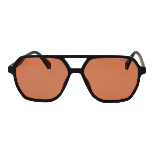 Polaroid Sonnenbrille PLD 4218/S 56003HE – Frontansicht mit Eco Polycarbonat Rahmen und Kupfer Gläsern