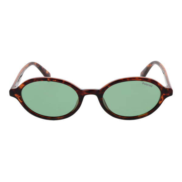 Polaroid Sonnenbrille PLD 4220/S 51WR9UC – Frontansicht mit Eco Polycarbonat Rahmen und Grün Gläsern