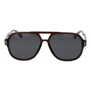 Polaroid Sonnenbrille PLD 6193/S 5709QM9 – Frontansicht mit Polycarbonat Rahmen und Grau Gläsern