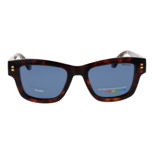 Polaroid Sonnenbrille PLD 6256/S/X 49086C3 – Frontansicht mit Eco Polycarbonat Rahmen und Blau Gläsern