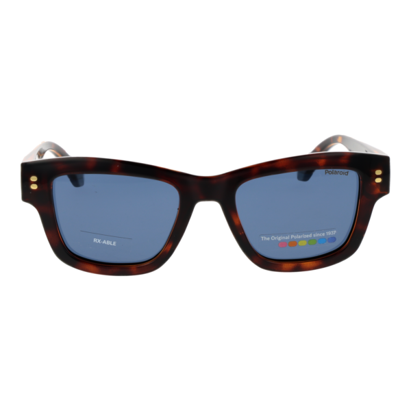 Polaroid Sonnenbrille PLD 6256/S/X 49086C3 – Frontansicht mit Eco Polycarbonat Rahmen und Blau Gläsern