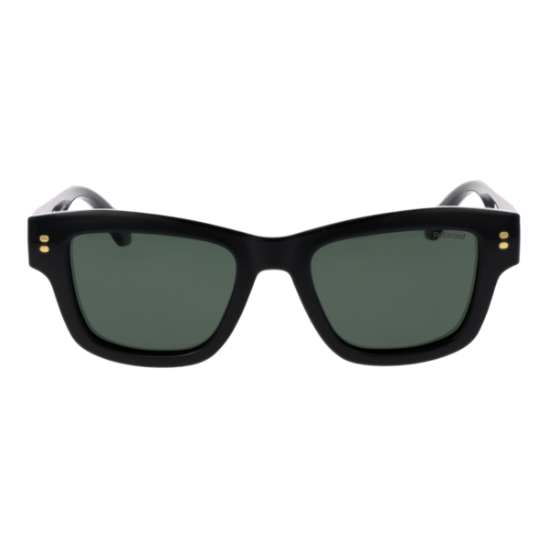 Polaroid Sonnenbrille PLD 6256/S/X 49807UC – Frontansicht mit Eco Polycarbonat Rahmen und Grün Gläsern