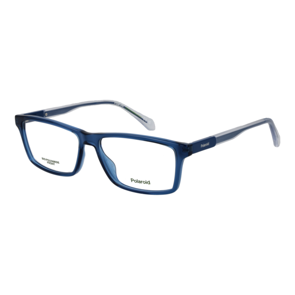Polaroid Brille PLD D635 56PJP15 – 45° Seitenansicht Polaroid )} Brille PLD D635 56PJP15 in Blau