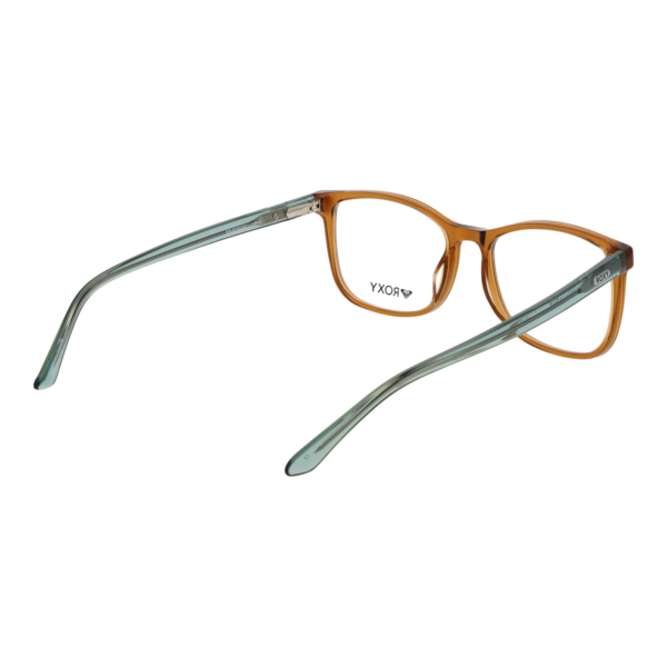 Frontansicht der Roxy Brille ERJEG03071 ABRN – Rahmen Azetat