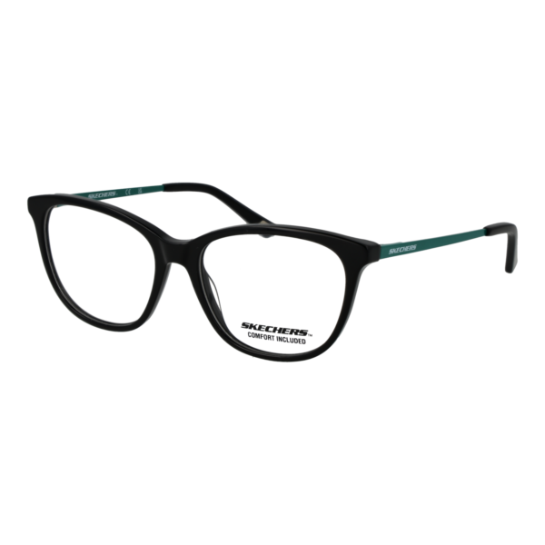 Skechers Brille SE2227 51001 – 45° Seitenansicht Skechers )} Brille SE2227 51001 in Schwarz