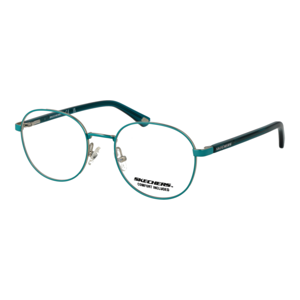 Skechers Brille SE2239 49087 – 45° Seitenansicht Skechers )} Brille SE2239 49087 in Türkis