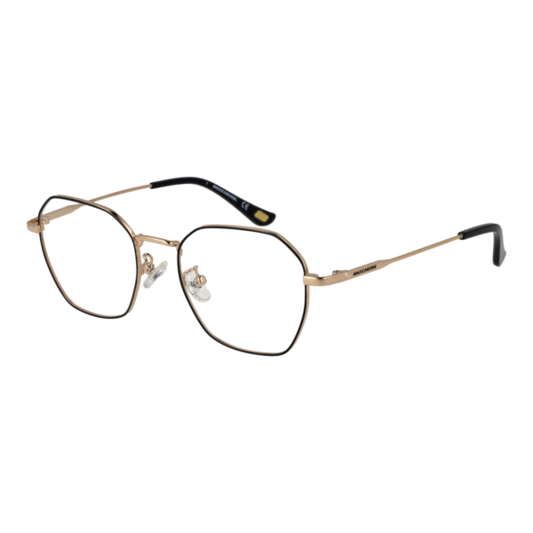Skechers Brille SE3338-D 49005 – 45° Seitenansicht Skechers )} Brille SE3338-D 49005 in Schwarz