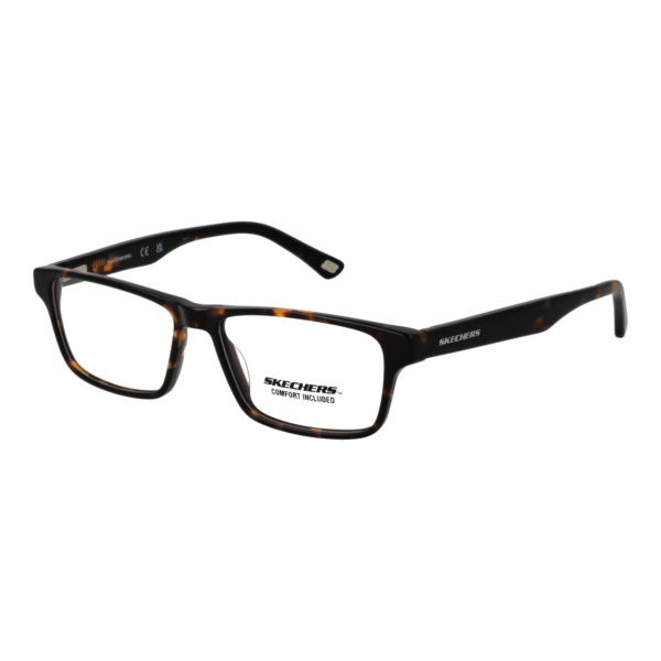 Skechers Brille SE3355 52052 – 45° Seitenansicht Skechers )} Brille SE3355 52052 in Braun