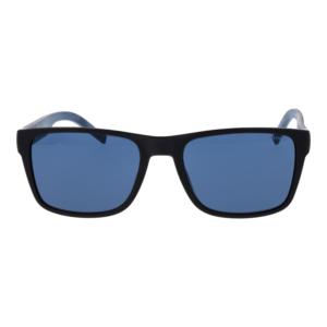 Tommy Hilfiger Sonnenbrille TH 2375/S 56PJPKU – Frontansicht mit Polyamid & Eco Gummi Rahmen und Blau Gläsern