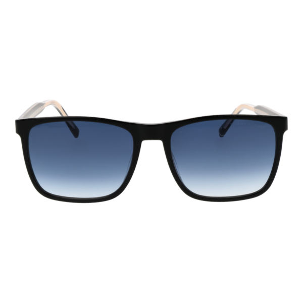 Tommy Hilfiger Sonnenbrille TH 2390/S 5880708 – Frontansicht mit Eco Azetat & Azetat Rahmen und Blau Gläsern