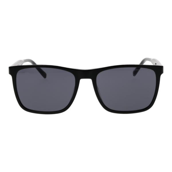 Tommy Hilfiger Sonnenbrille TH 2390/S 58807IR – Frontansicht mit Eco Azetat & Azetat Rahmen und Grau Gläsern
