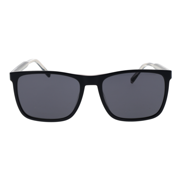 Tommy Hilfiger Sonnenbrille TH 2390/S 58PJPIR – Frontansicht mit Eco Azetat & Azetat Rahmen und Grau Gläsern
