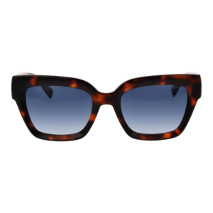 Tommy Hilfiger Sonnenbrille TH 2402/S 5305L08 – Frontansicht mit Eco Azetat & Azetat Rahmen und Blau Gläsern