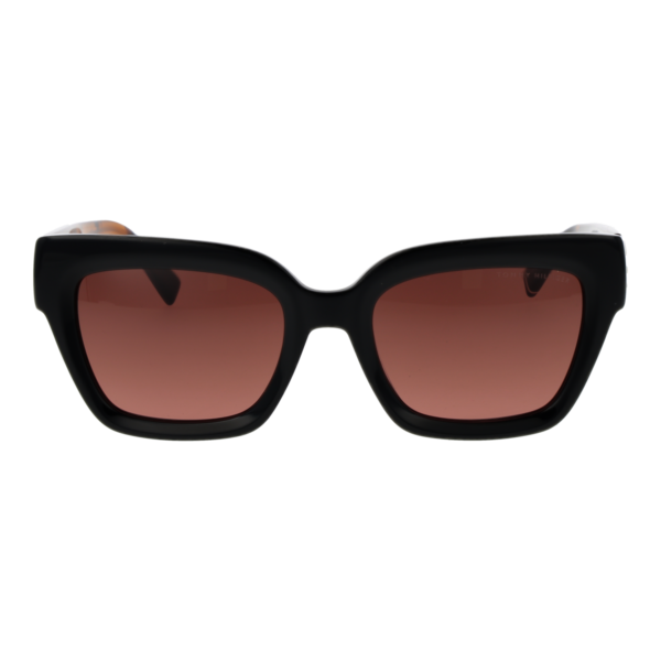 Tommy Hilfiger Sonnenbrille TH 2402/S 53807M2 – Frontansicht mit Eco Azetat & Azetat Rahmen und Braun Gläsern