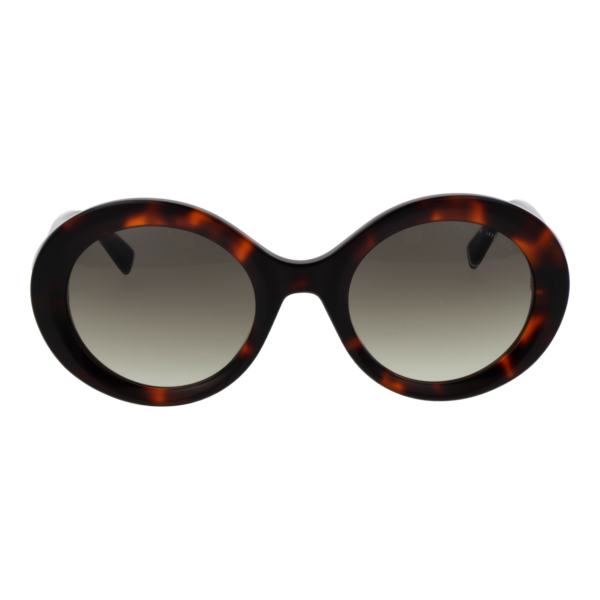 Tommy Hilfiger Sonnenbrille TH 2403/S 5205LBC – Frontansicht mit Eco Azetat & Azetat Rahmen und Grün Gläsern